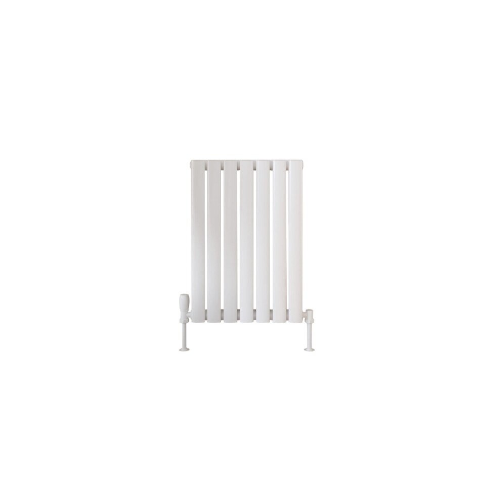 Blossom Horizontal Single White Designer Radiator 413 x 600