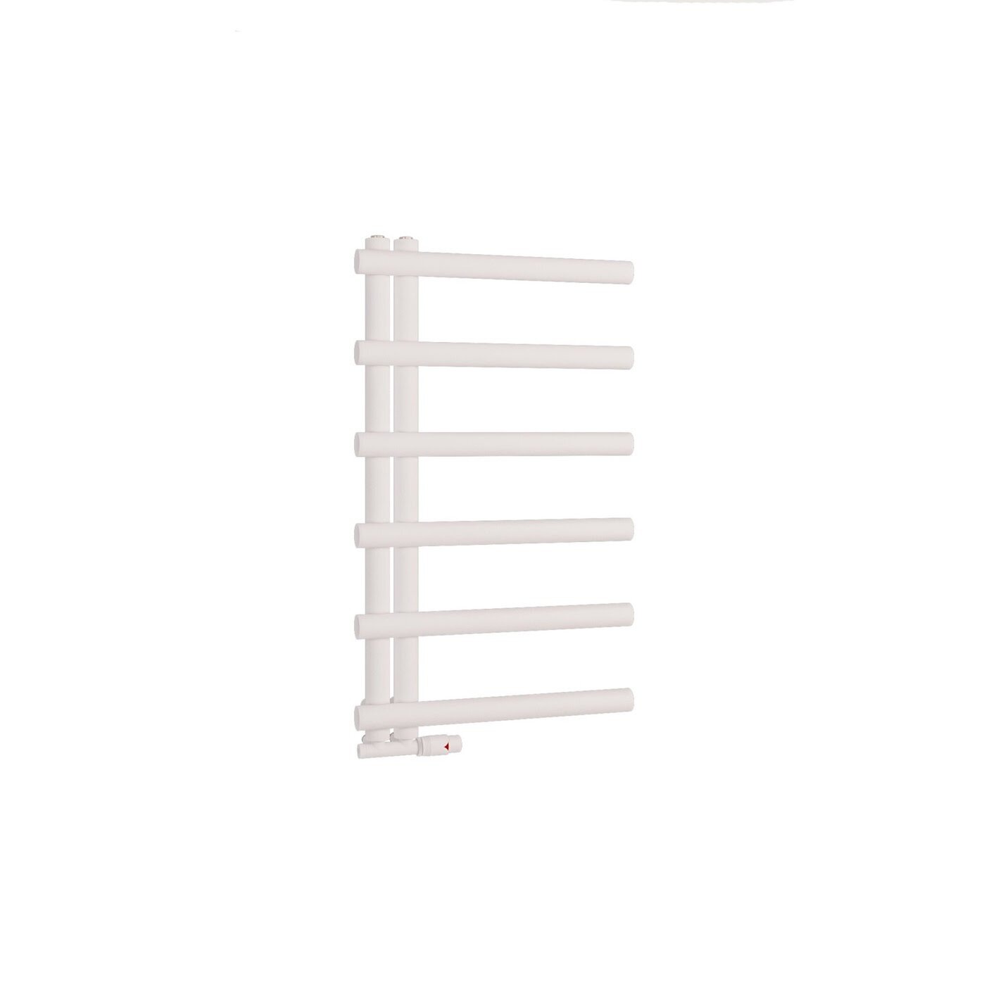 Jasmine White Towel Radiator 500 x 850