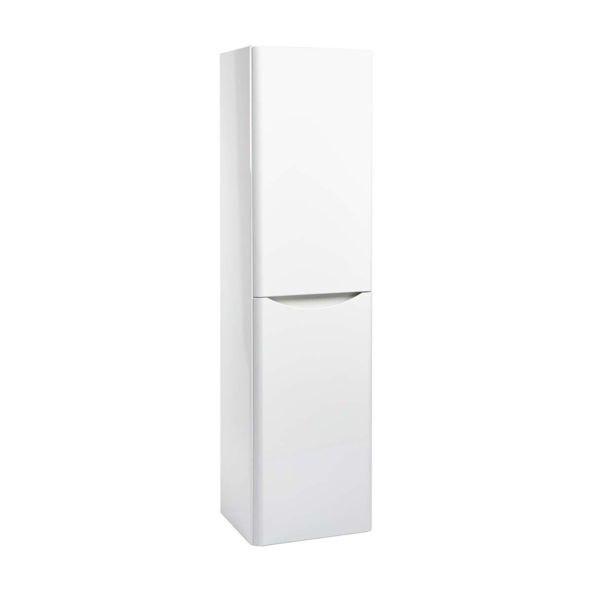Topaz 1500 Tall Cabinet High Gloss White