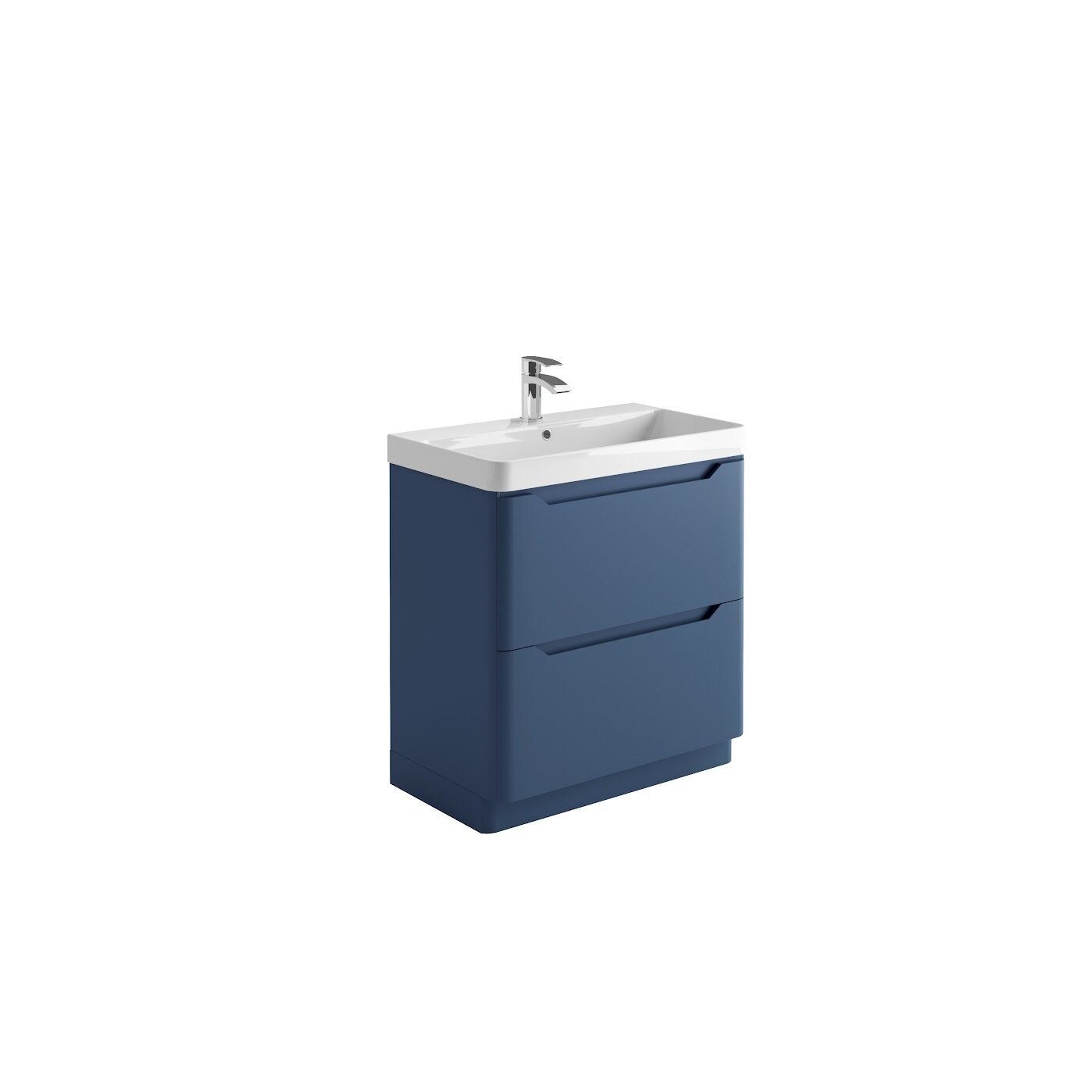 Medora 800 Floor Cabinet Matt Twighlight Blue (incl basin)