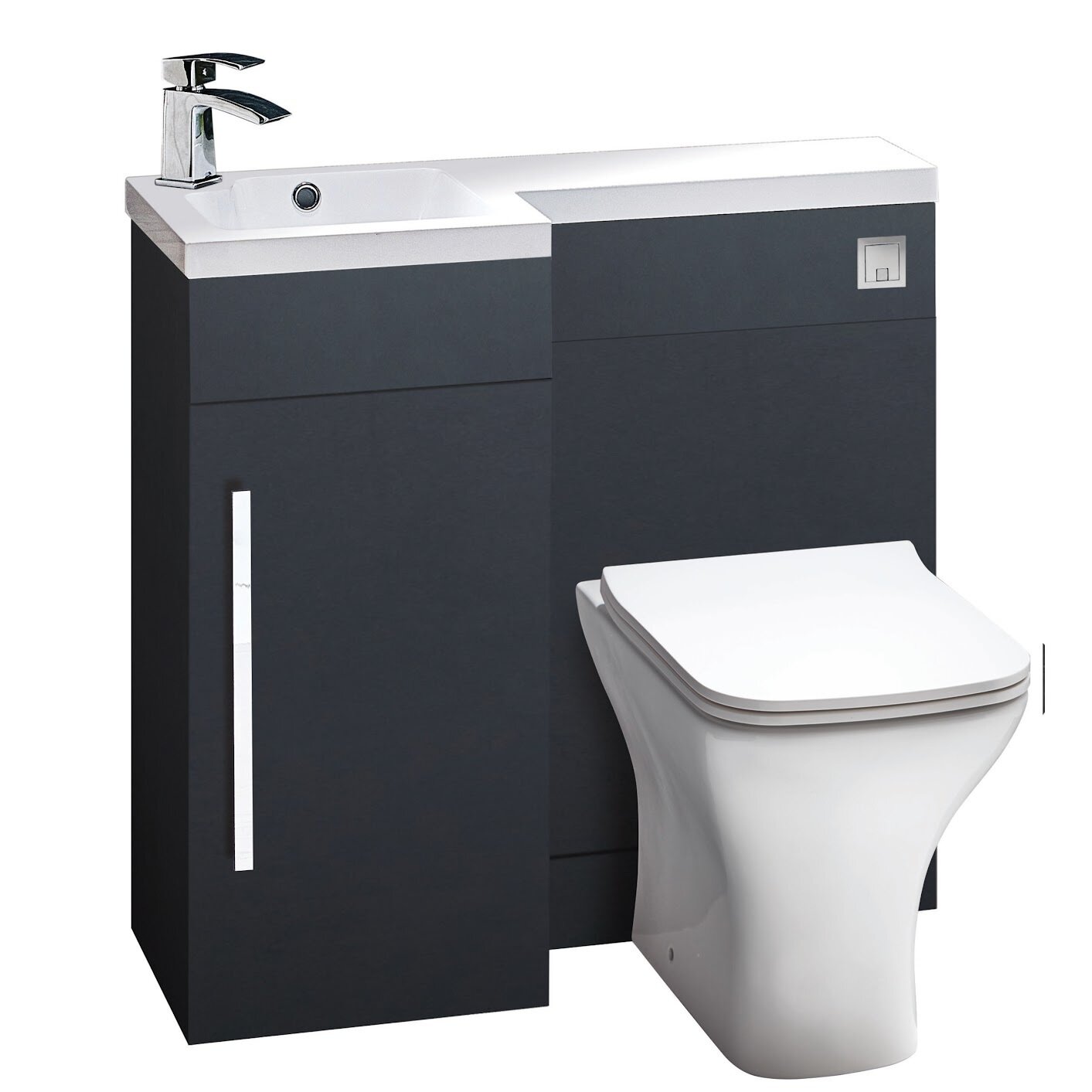 Leora 900 Furniture Pack Matt Grey (incl basin)