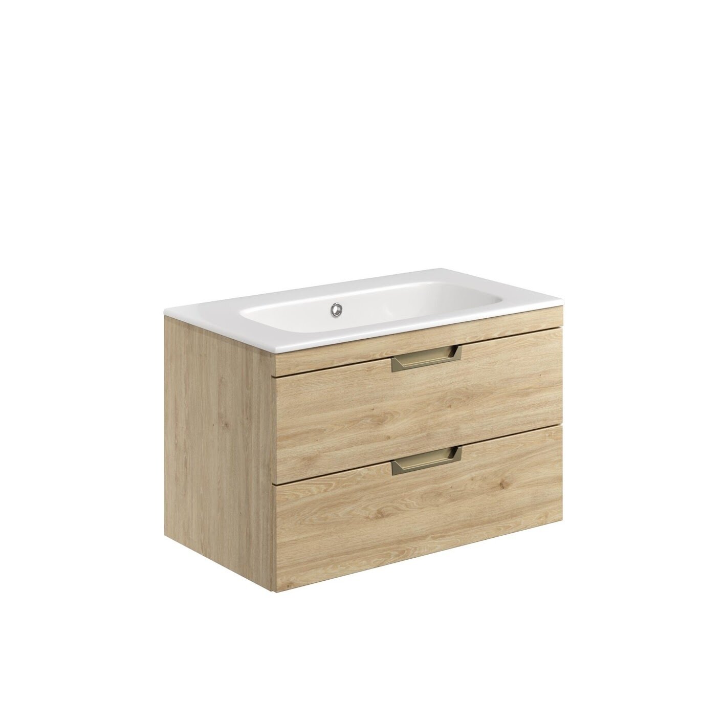 Lina 800 Cabinet Davos Oak (incl basin)