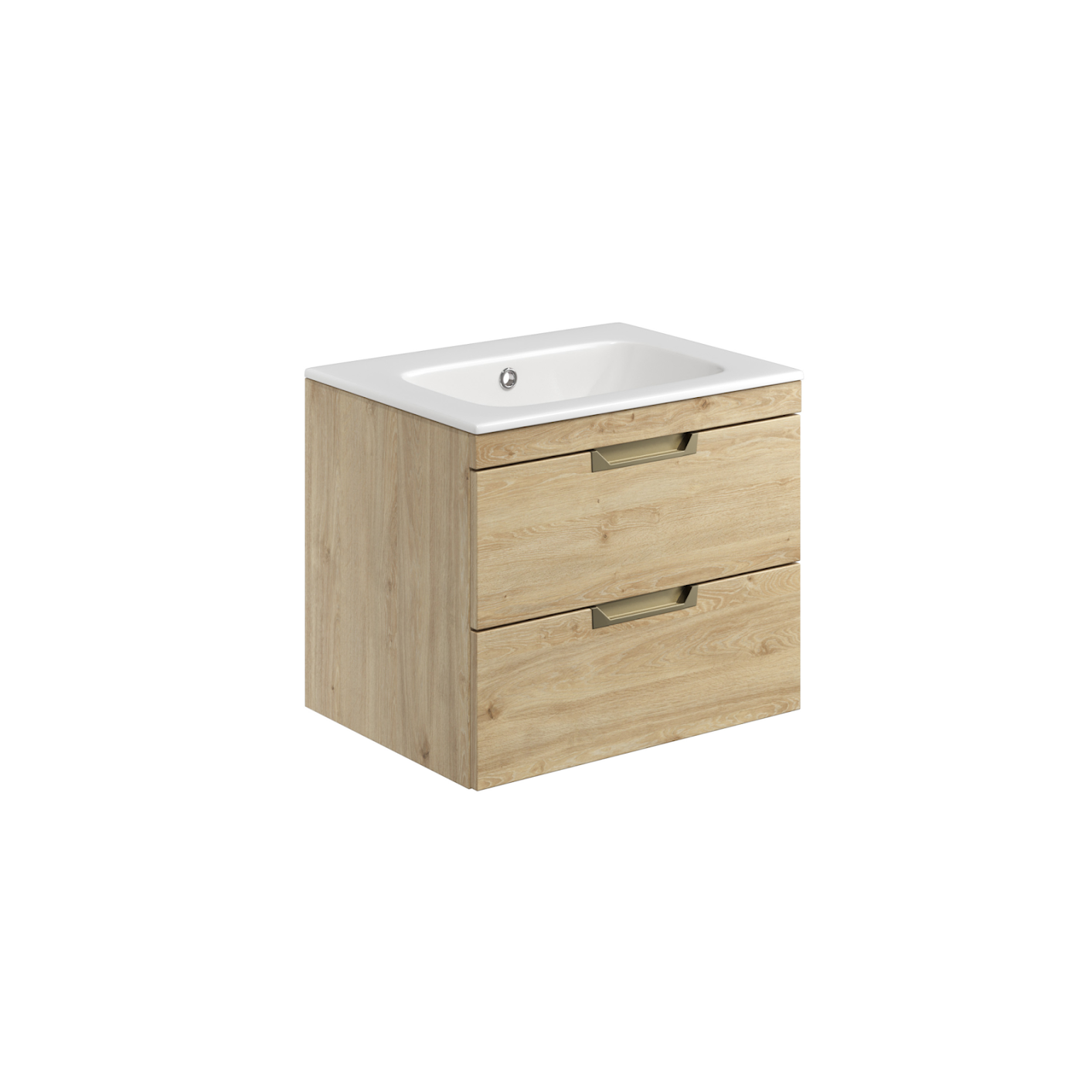 Lina 600 Cabinet Davos Oak (incl basin)