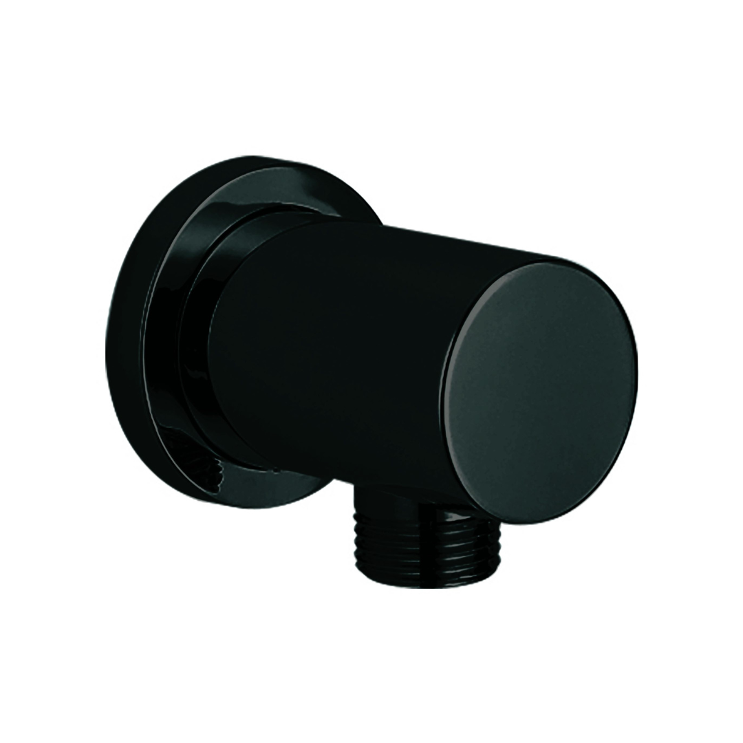 Black Round Outlet Elbow