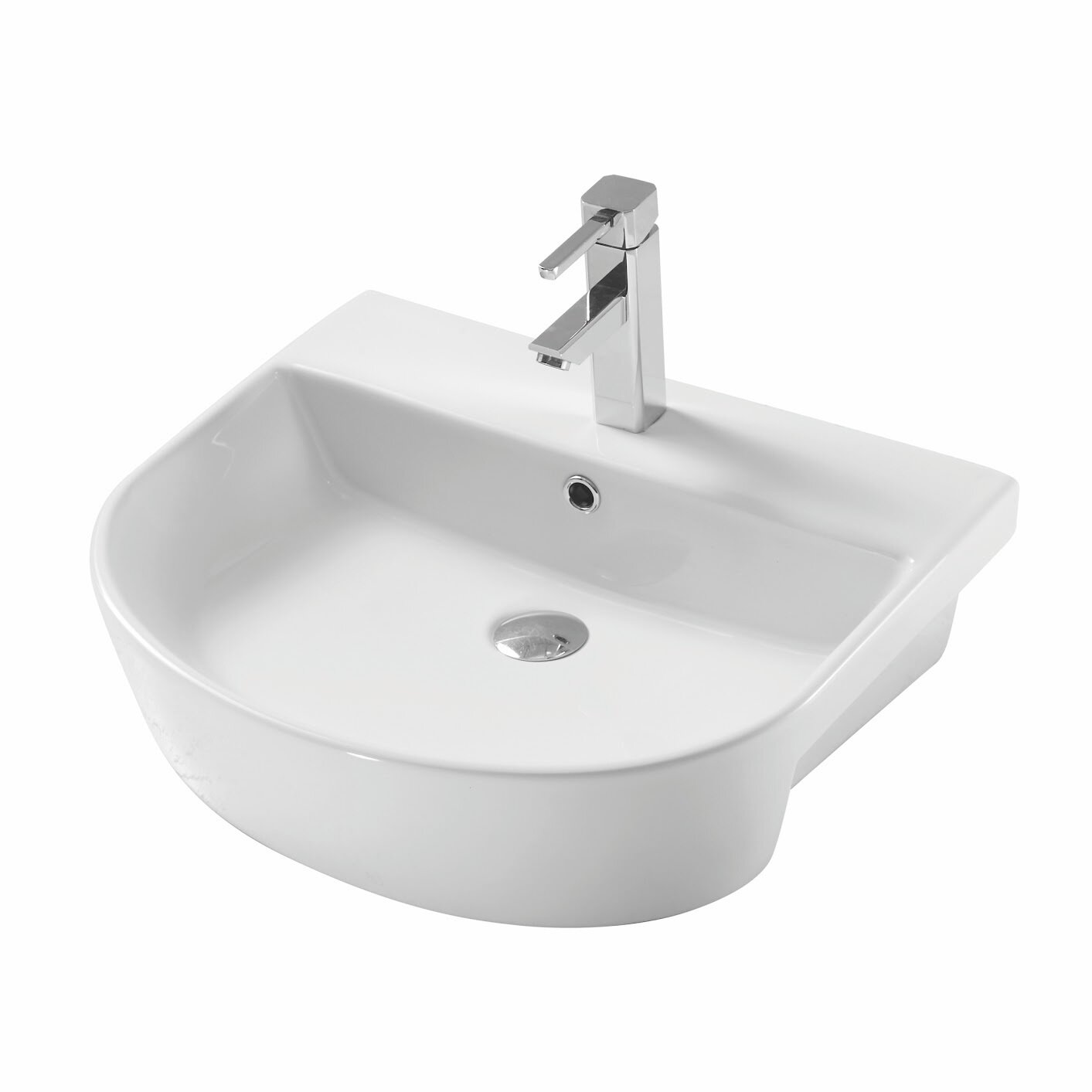 Zeta Semi-Recessed Basin