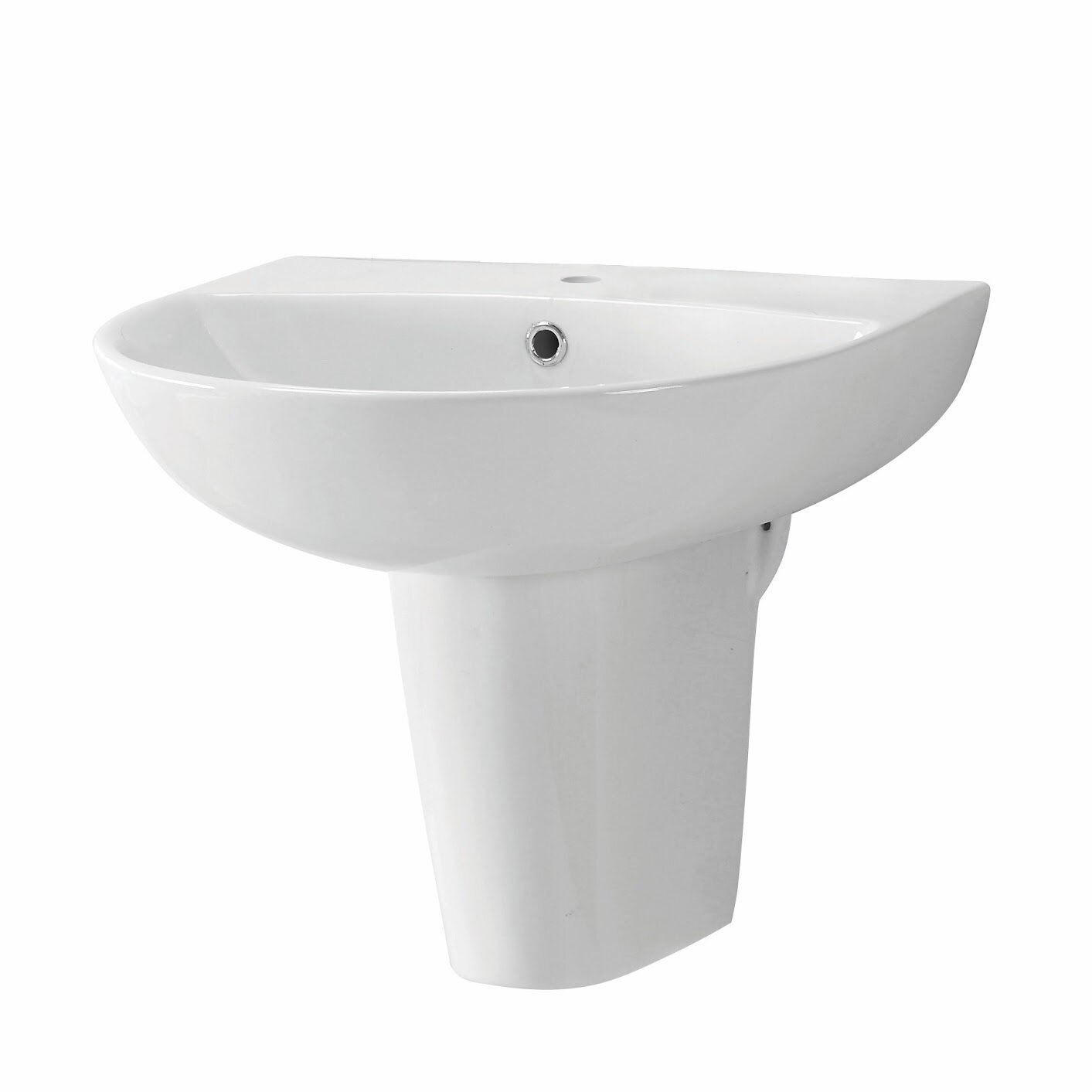 Bria / Alessa 550mm Semi-Pedestal &amp; Basin