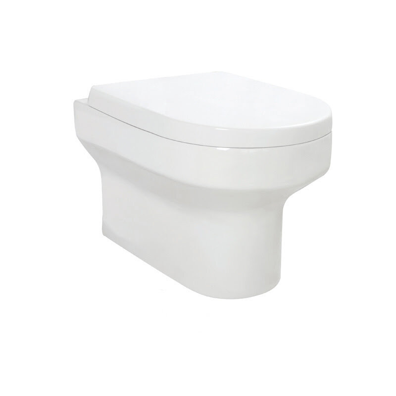 Nera Wall Hung Pan &amp; D Shape Soft Close Seat