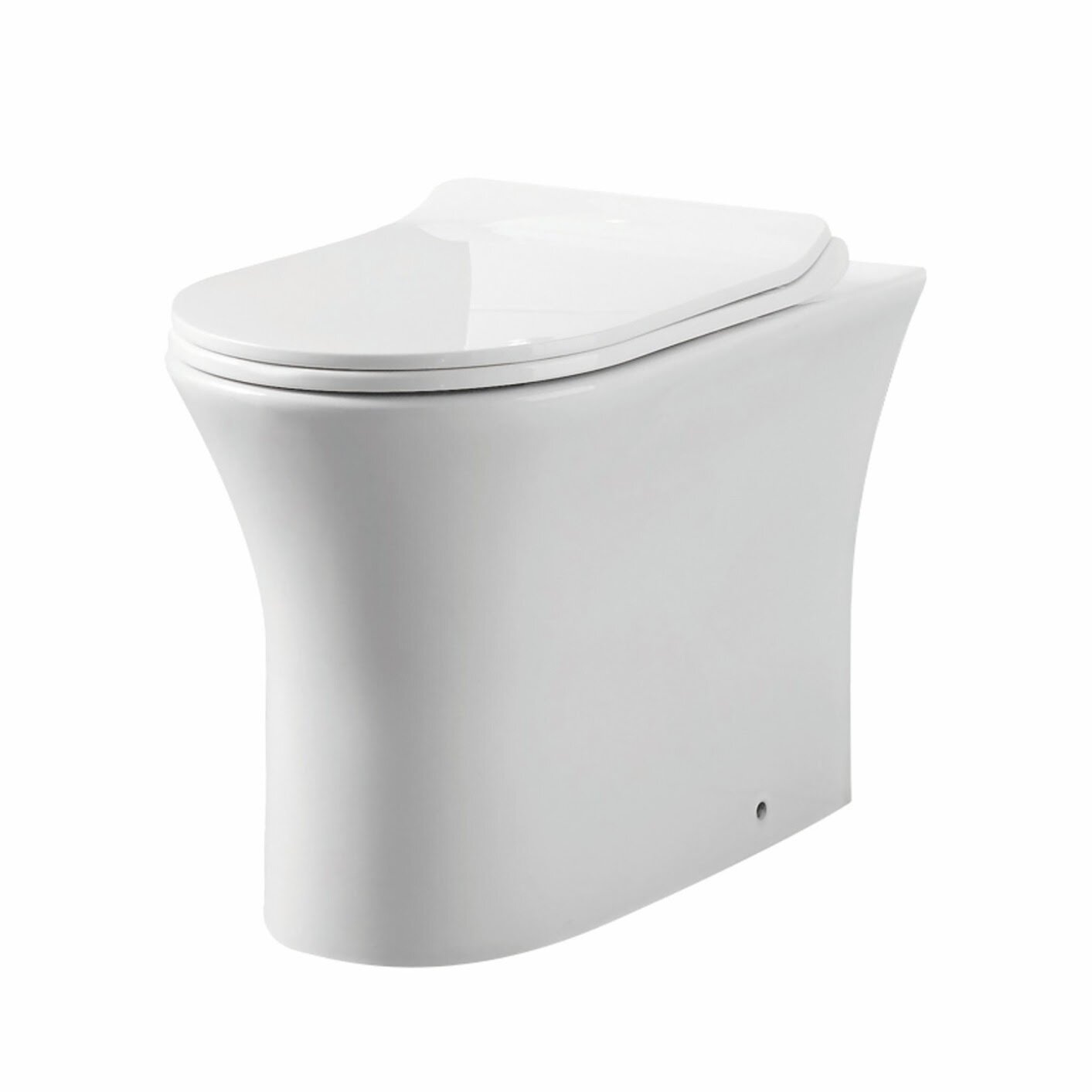 Bria Rimless Comfort Height Back to Wall Pan &amp; Soft Close Seat