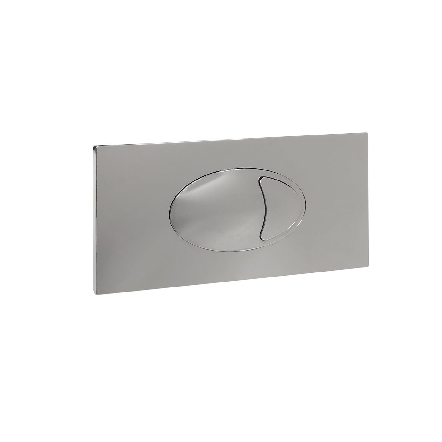 Large Chrome Dual Flush Plate &amp; Access Panel