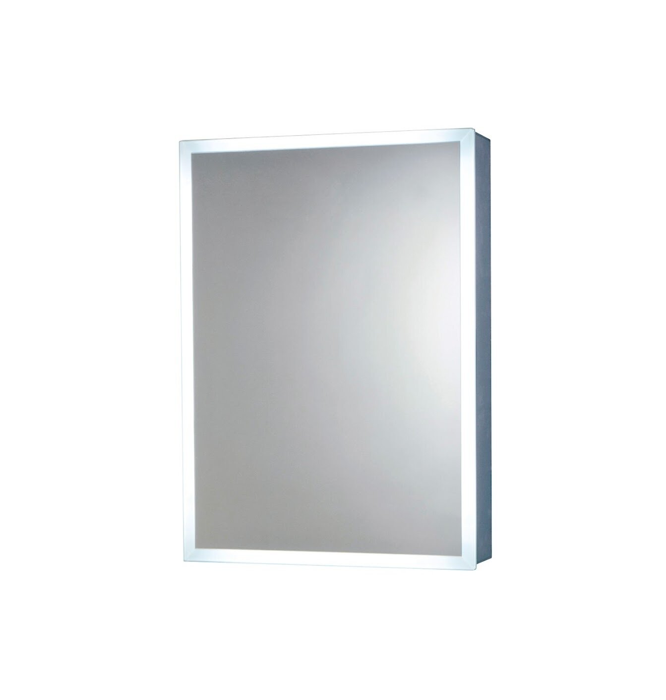 Melba LED Cabinet with Demister Pad and Shaver Socket - Single Door 500 x 700mm
