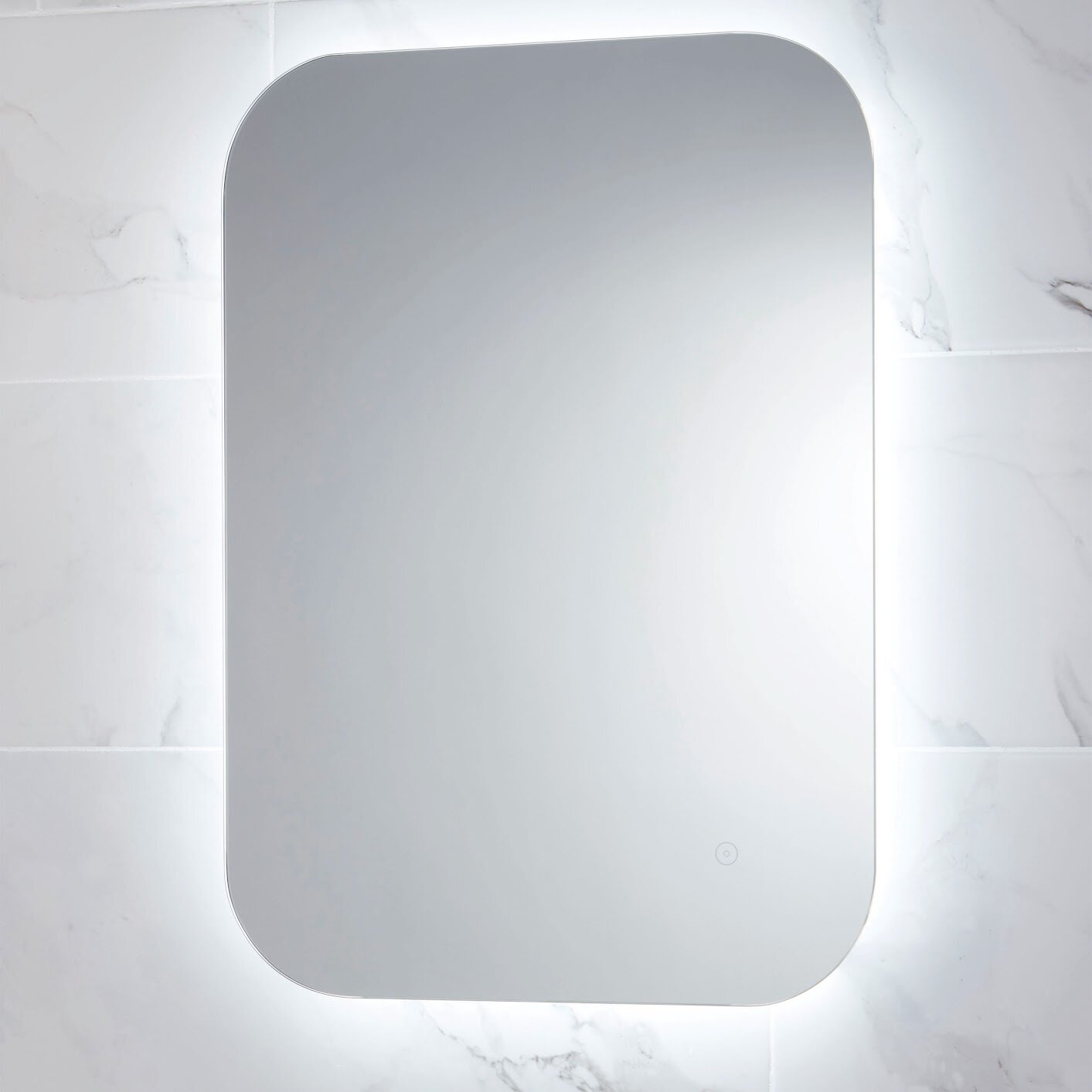 Eden LED Mirror with Demister Pad and Shaver Socket 800 x 600mm