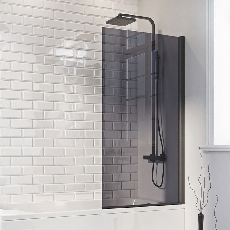 Mona Square Edge 6mm Thick Bath Screen