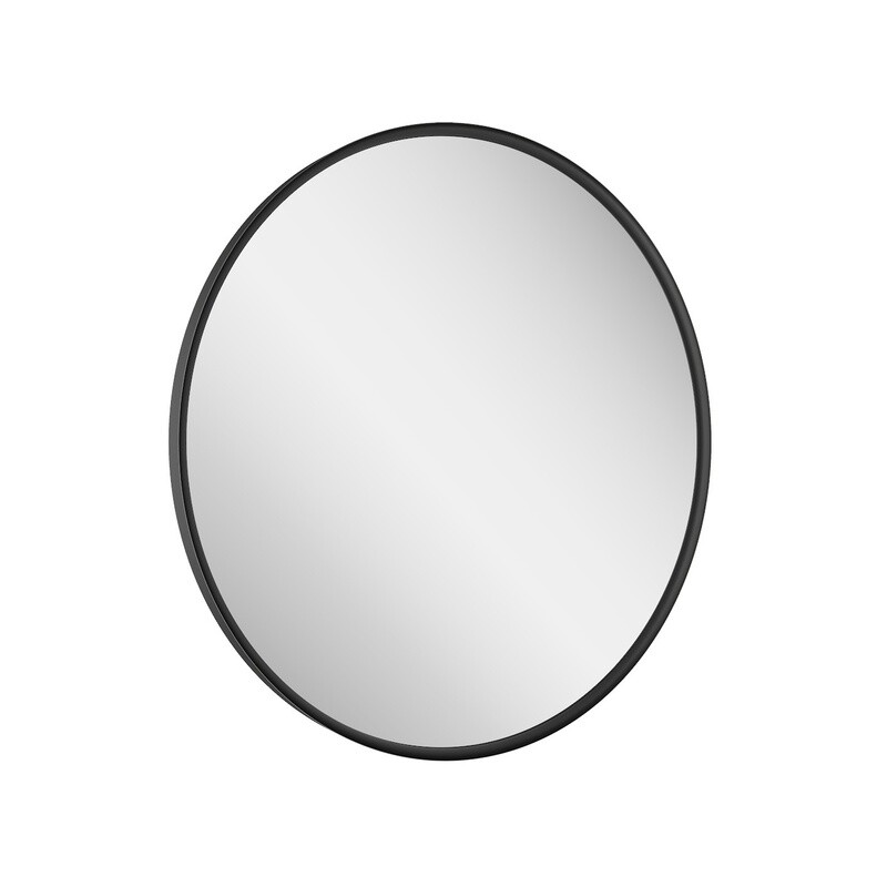 Devon Black LED Mirror 600mm