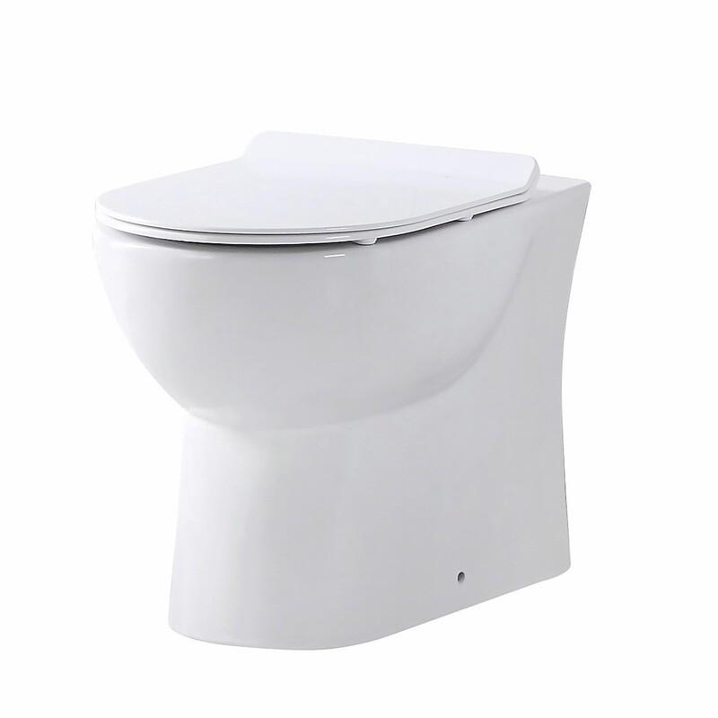 Alessa Rimless Back to Wall Pan &amp; Soft Close Seat