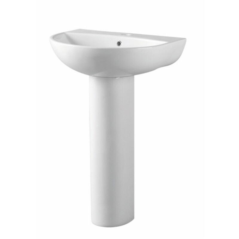 Bria / Alessa 550mm Basin &amp; Pedestal