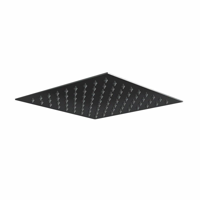 Black Square Shower Head 300mm