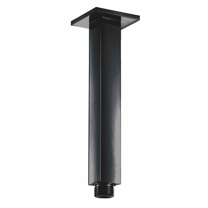 Black Square Shower Ceiling Arm