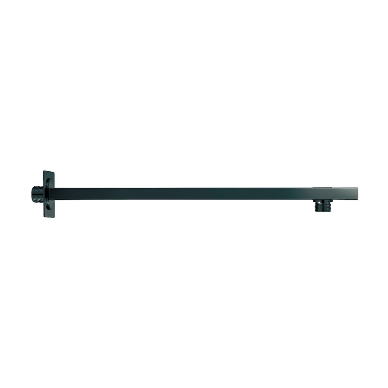 Black Square Shower Wall Arm