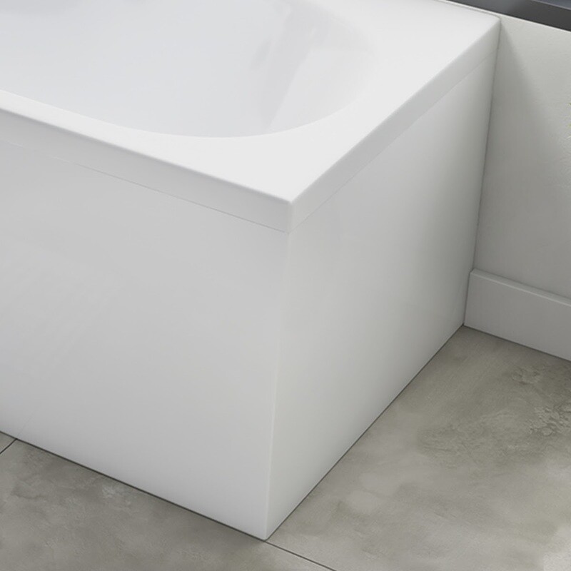 700mm Waterproof Bath Panel End