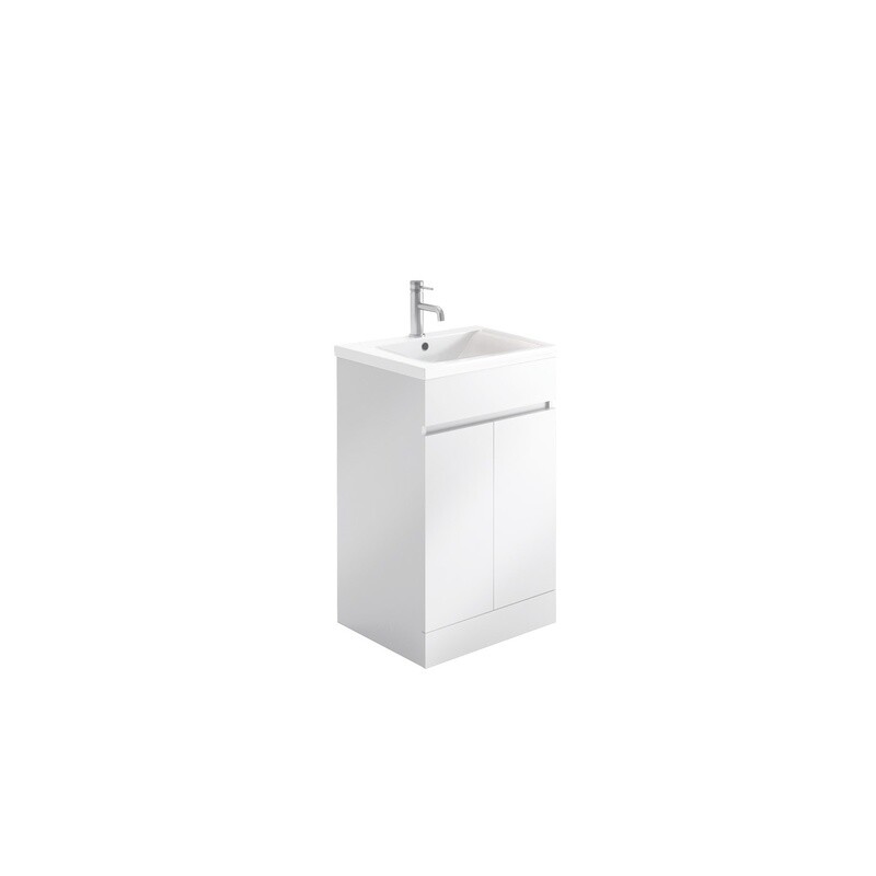 Elara 500 Vanity Unit High Gloss White (incl basin)