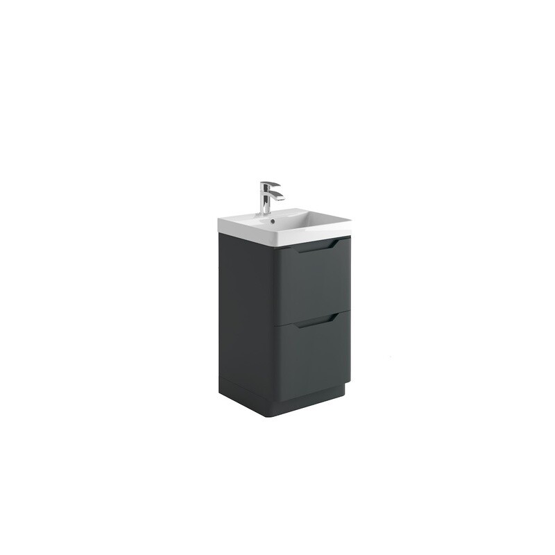 Medora 500 Floor Cabinet Matt Anthracite (incl basin)