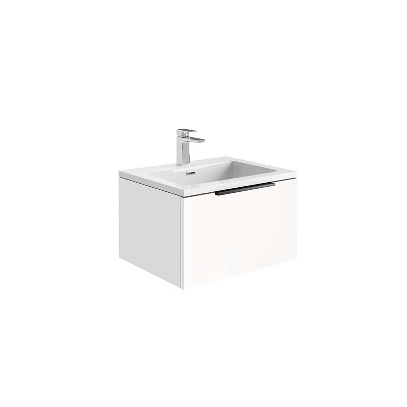 Cairo Matt White 600 LED Cabinet (incl basin)