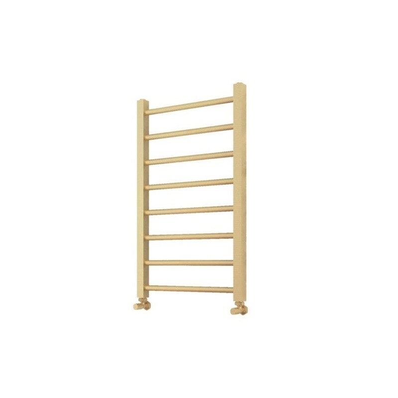 Aspen Brushed Brass Towel Radiator 500 x 800 Aspen Brushed Brass Towel Radiator 500 x 800