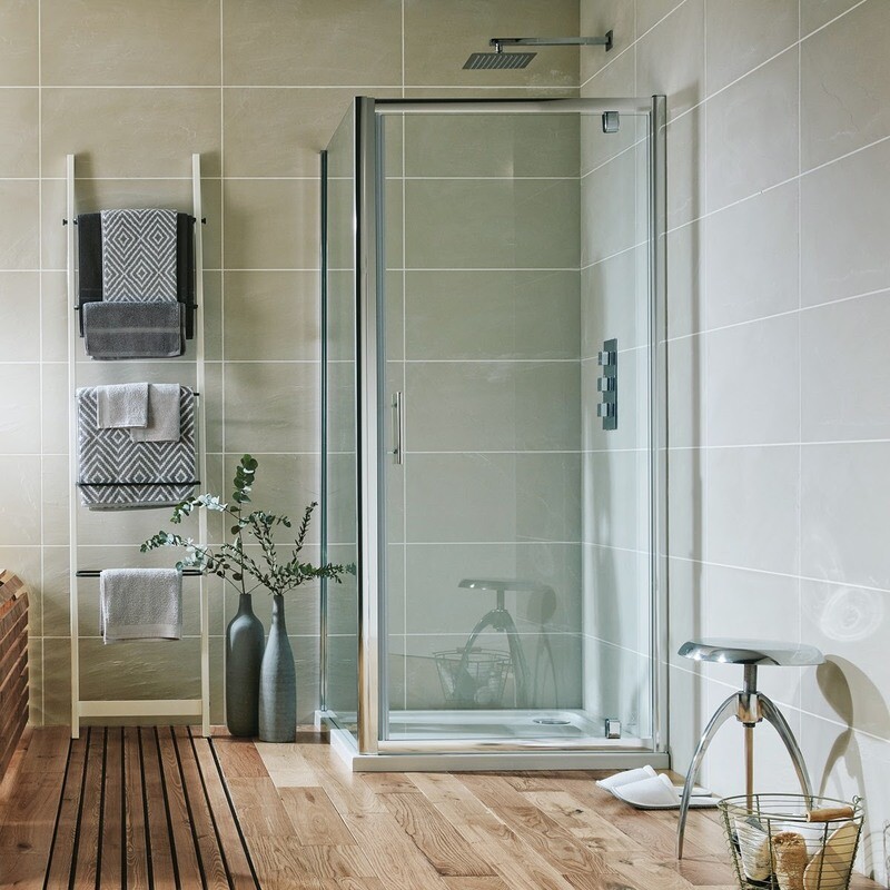 S6 Pivot Door Chrome 800