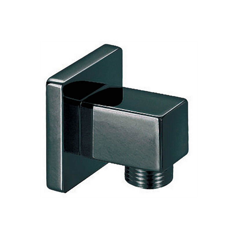 Black Square Outlet Elbow
