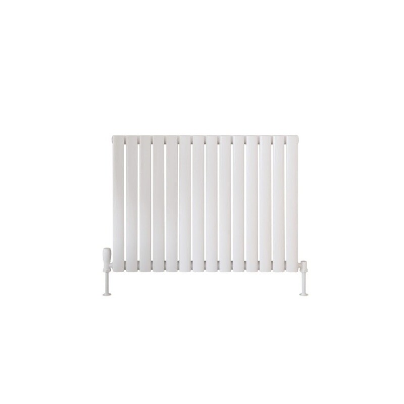 Blossom Horizontal Single White Designer Radiator 826 x 600