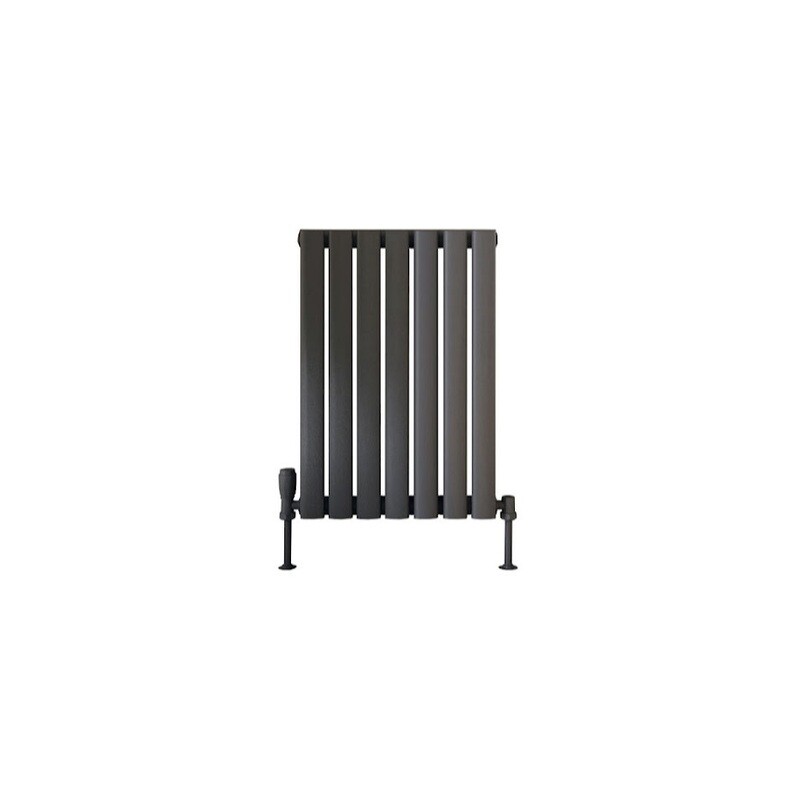 Blossom Horizontal Single Anthracite Designer Radiator 413 x 600