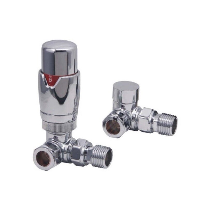 Designer Twin Pack TRV, Chrome Corner Designer Twin Pack TRV, Chrome Corner