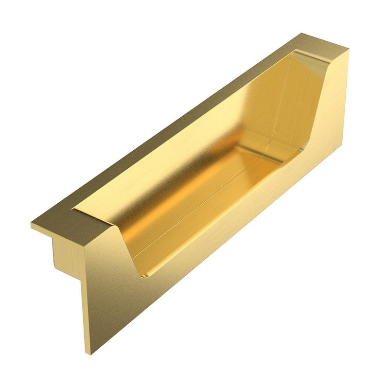 Stacy Handle Pair Brushed Brass