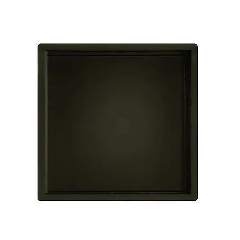 Matt Black Stainless Steel Shower Niche 300 x 300