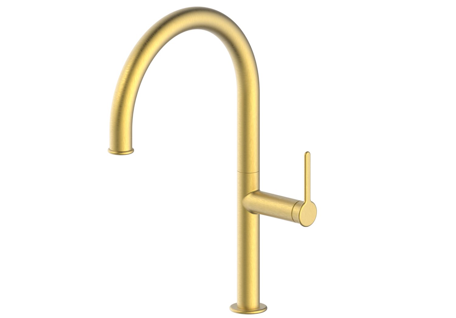 Usk Single Lever Kitchen Tap - Brushed Brass