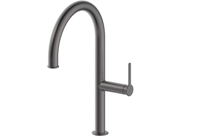 Usk Single Lever Kitchen Tap - Gunmetal