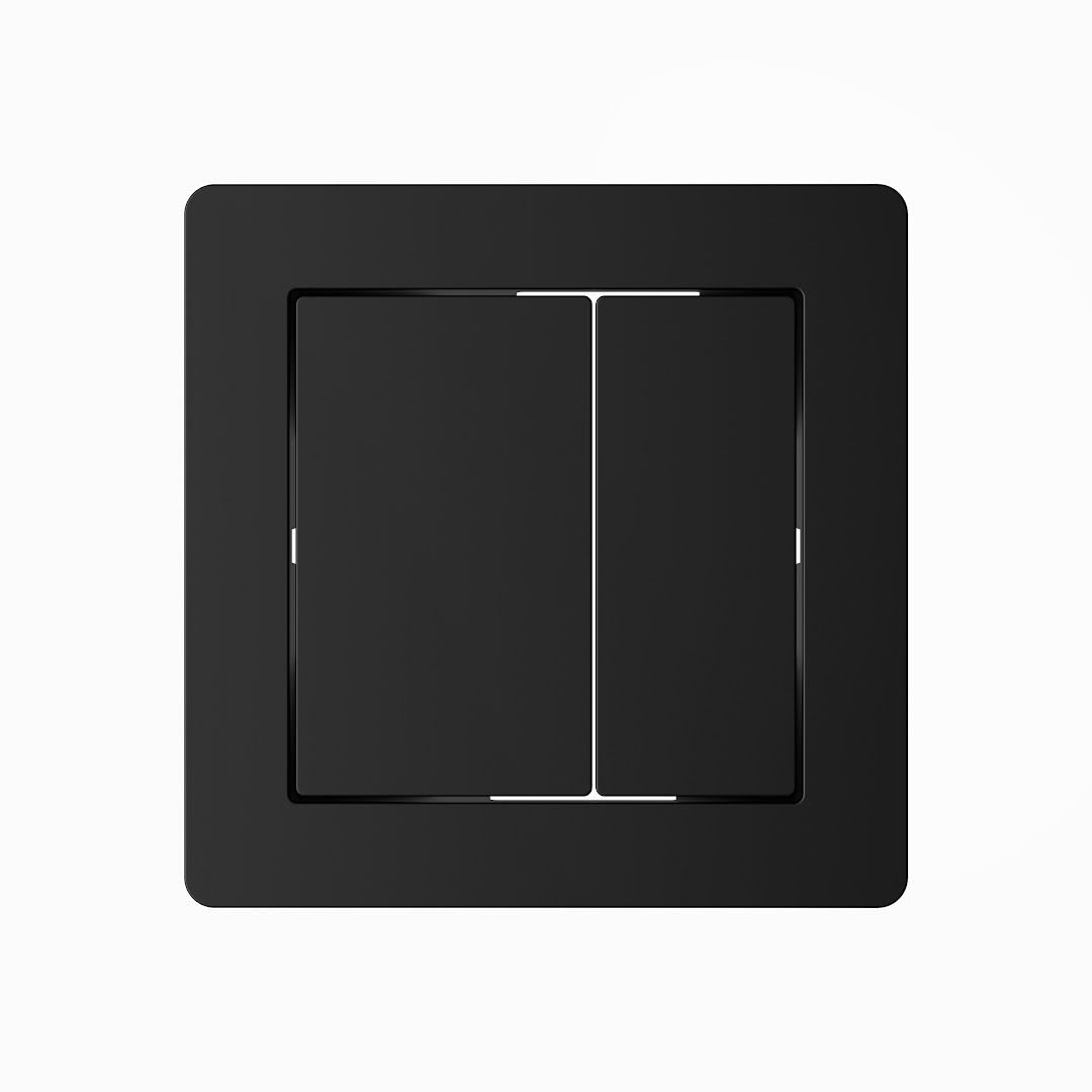 Square 78mm Button for 6201 - Black