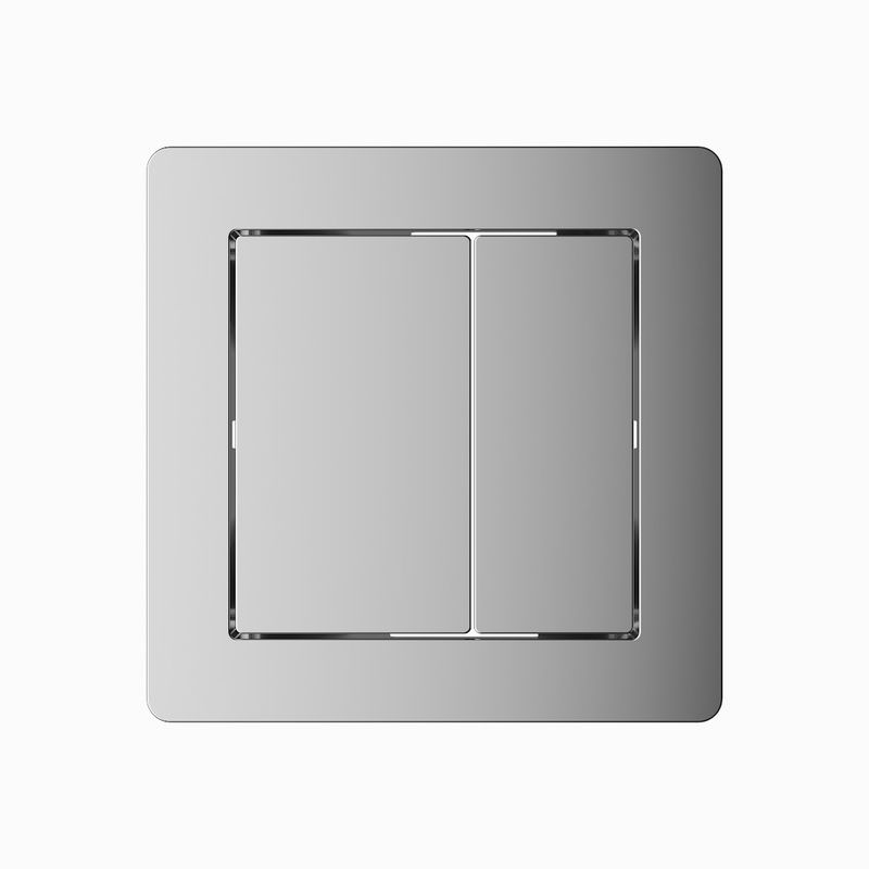 Square 78mm Button for 6201 - Chrome