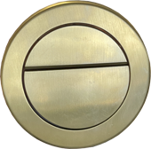 Round Push Button for 6202 - Brushed Brass