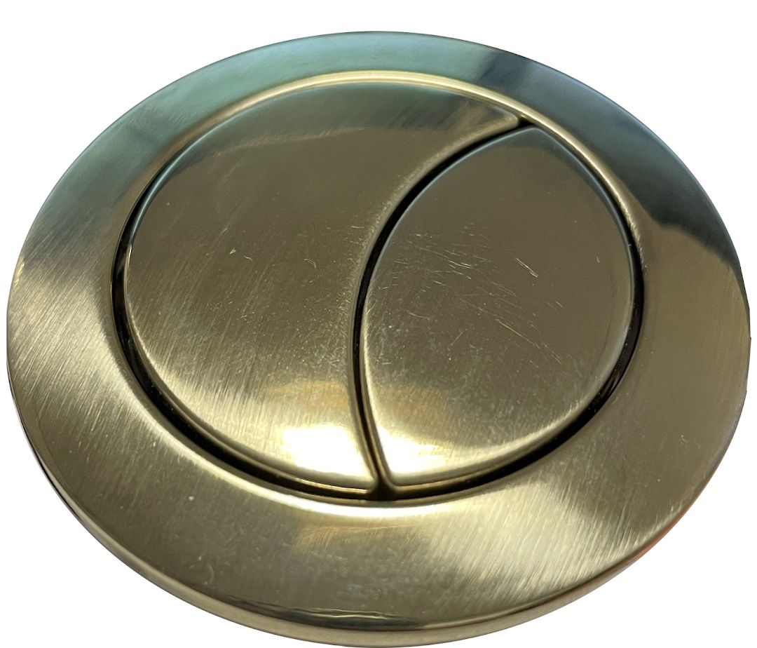 Cistern Button 38mm for Close Coupled Pans - Brushed Brass
