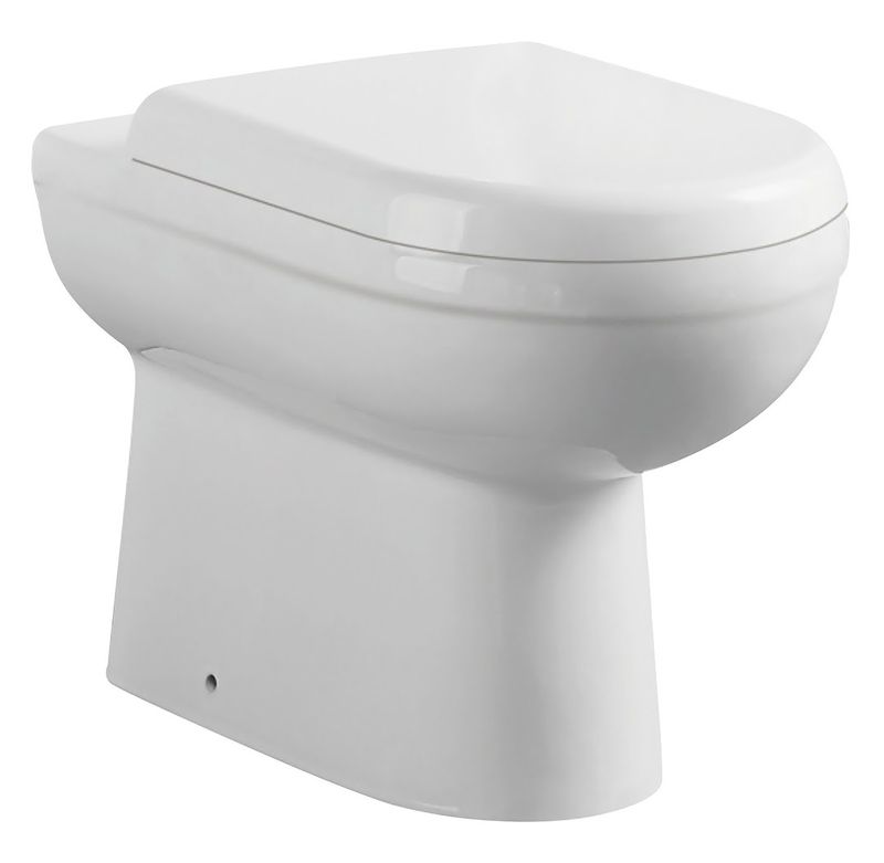 Plumb Essentials D Shape Rimless BTW Pan &amp; Soft Close PP Seat