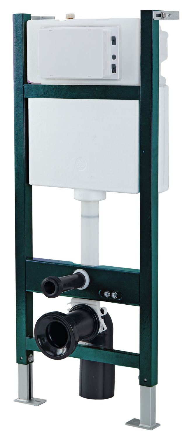 Toilet Frame &amp; Pneumatic Cistern for Wall Hung Toilet