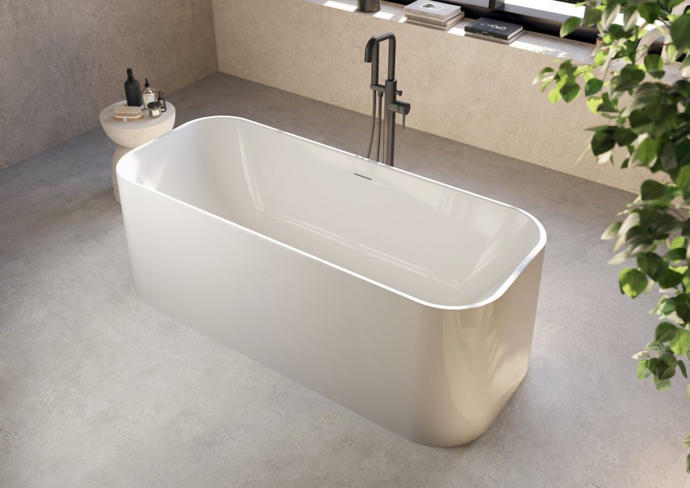 Chiara Freestanding Bath Gloss White 1700 x 700
