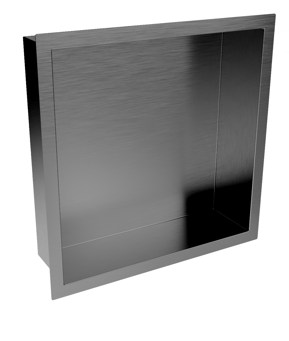 Inset Shower Niche Gunmetal 300 x 300mm