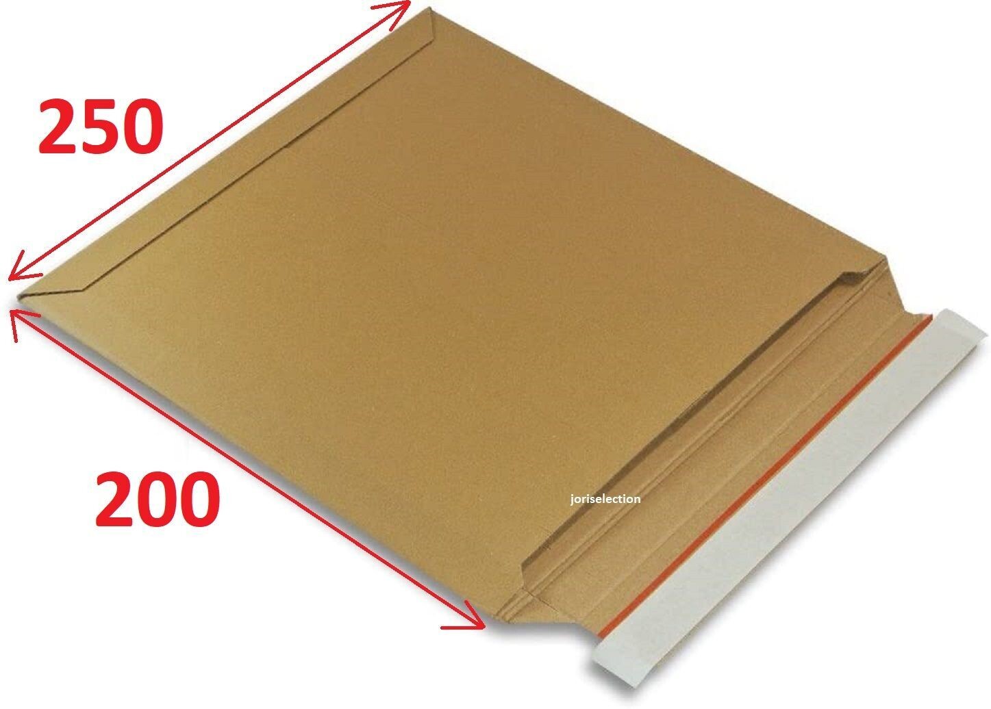 Enveloppes Carton Pochette Rigide brun 25 x 20 cm  PAR 1000 MINIMUM ( livraison gratuite)
