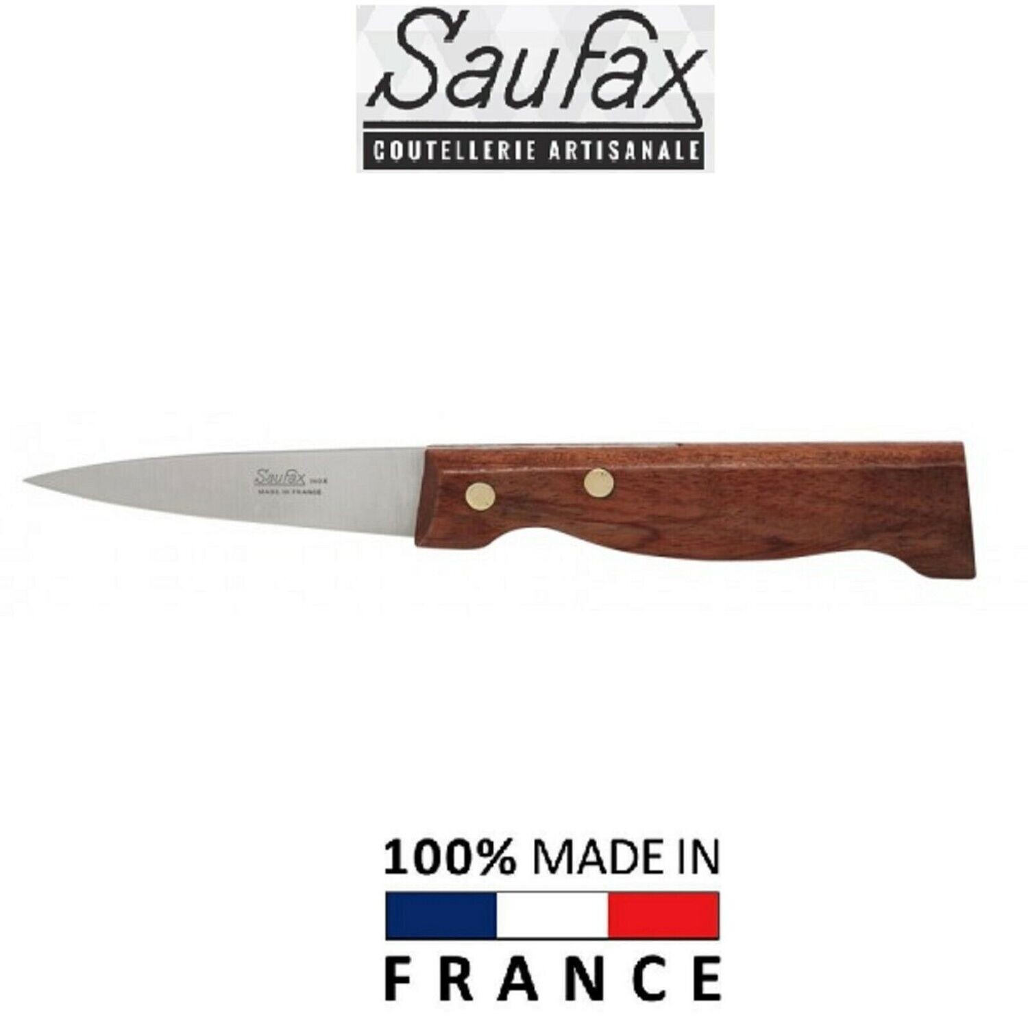 Couteau SAUFAX SAIGNE LAPIN BOIS LUXE REF 695 code 3108