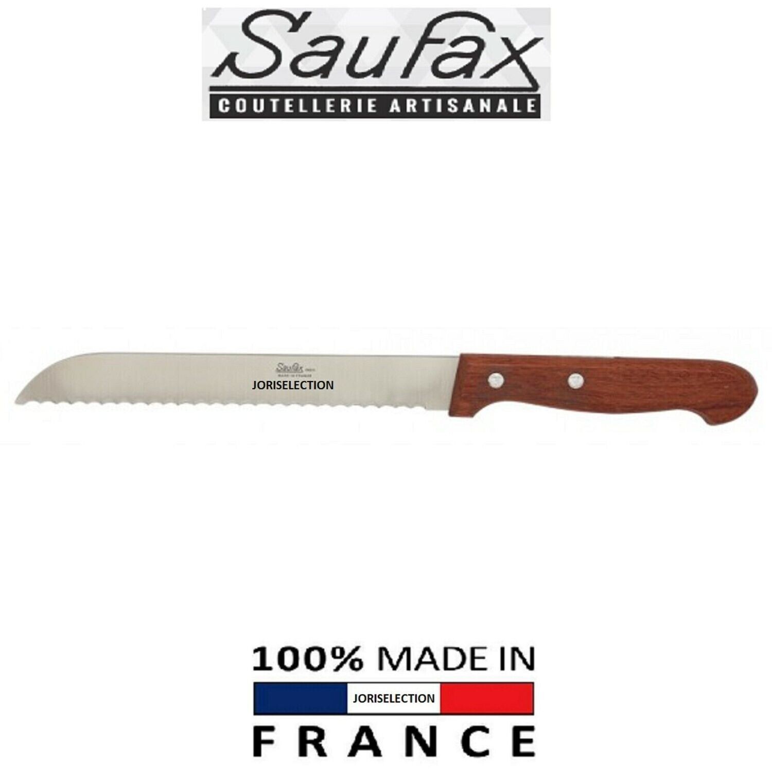 COUTEAU A PAIN SAUFAX MADE IN FRANCE USTENSILE CUISINE