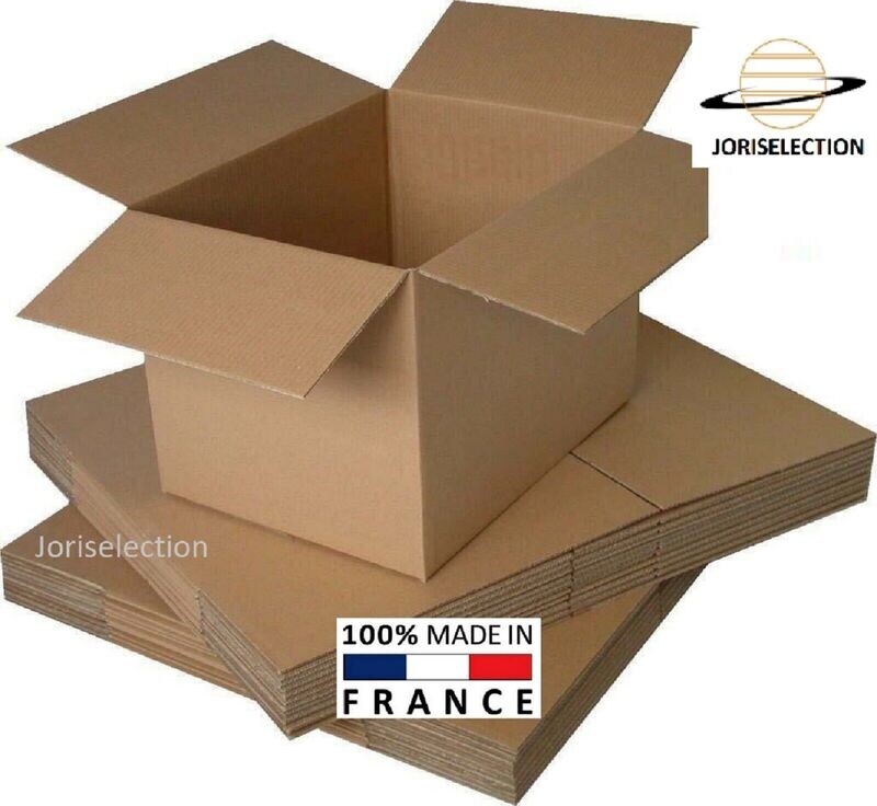 Carton Double cannelure  Carton d' emballage Carton de  déménagement DIMENSIONS AU CHOIX  Vente au colis