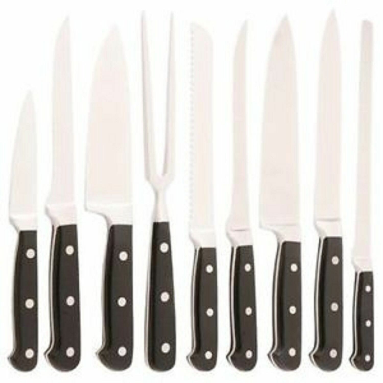 Assortiment de 9 couteaux professionnels Pradel Excellence haute qualité