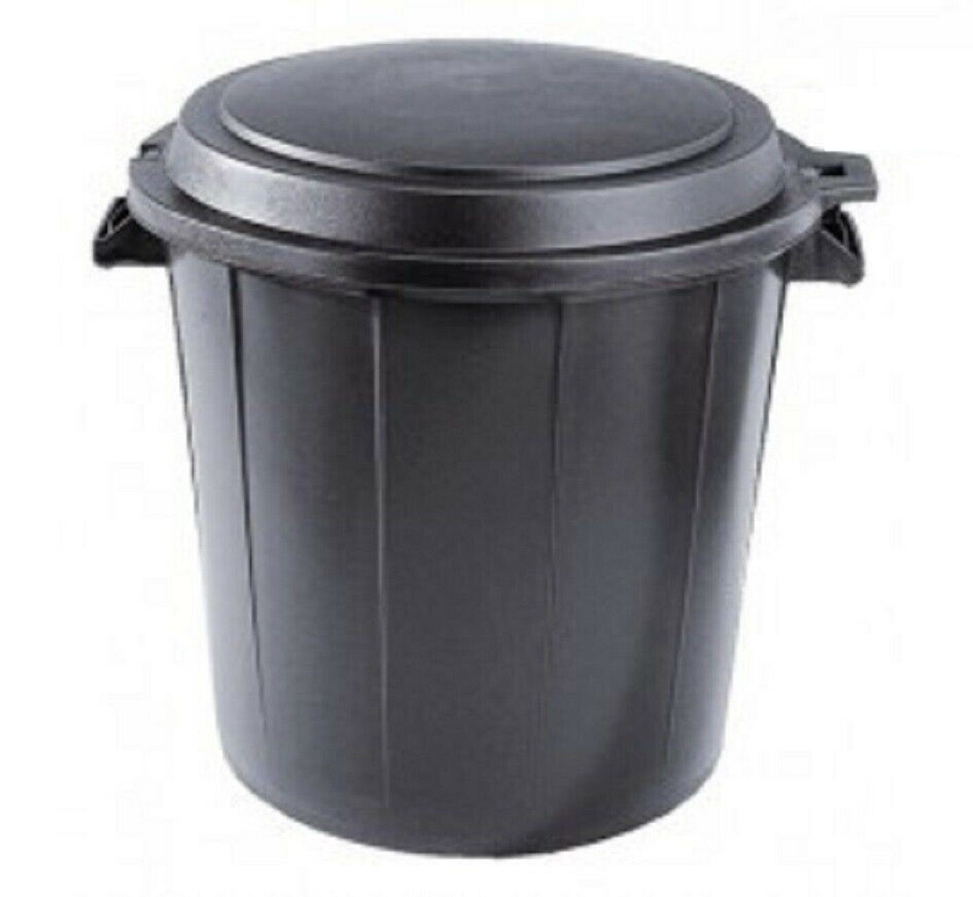 Poubelle 80L noire